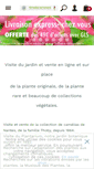 Mobile Screenshot of pepiniere-botanique.com